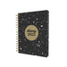 Collins Scandi 2025 Diary - A5 Day to Page Journal with Appointments - NEW - Black Terrazzo - (E-PW51.BLTZ-25) - Daily Planner with Hardback Wiro-Bound Covers and Recycled Paper