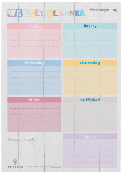Collins Brighton - Planner Pad A4 Weekly - DPWA4-01