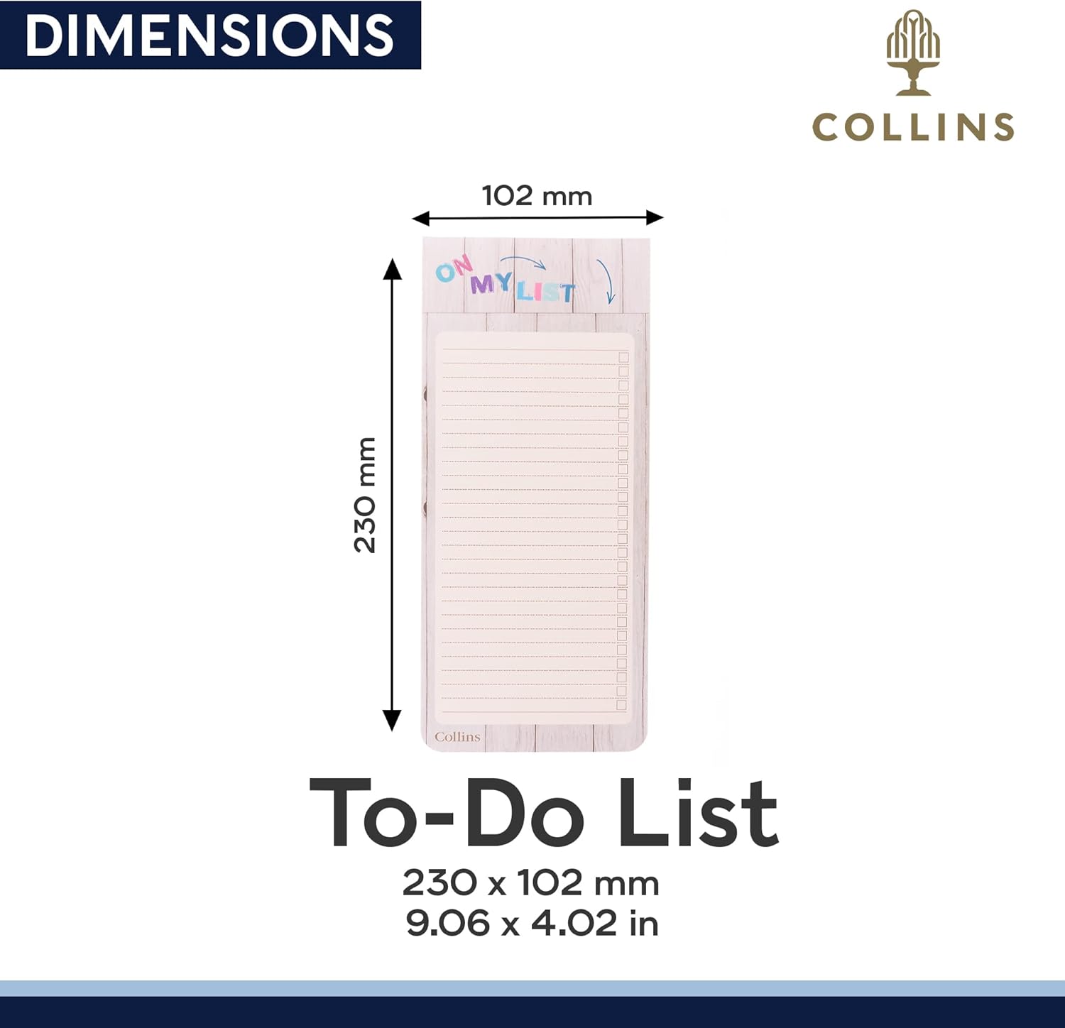Collins Brighton - To Do List Slim - DPTDSL - 01