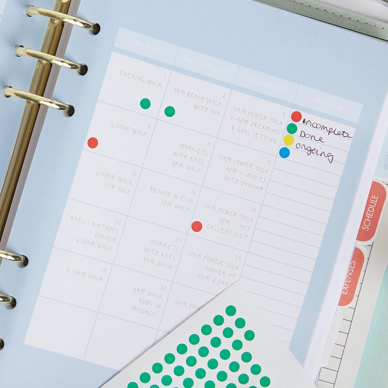 Blick Labels, White, Self Adhesive Stickers, Coloured Dot, Circles, 8mm, 490 Labels, for Home, Office, Family, School, Holiday Calendar Organising, Planner, Rewards Chart, Colour Coding