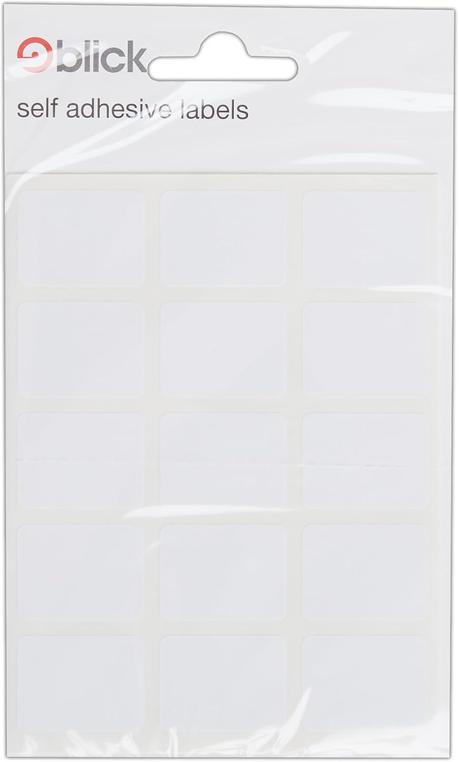 Blick Labels, White, Self Adhesive Stickers, Rectangular, 19mm x 25mm, 105 Labels, for Home, Office, Family, School, Letters, Address