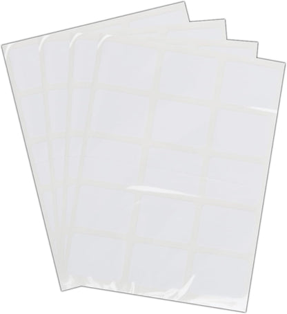 Blick Labels, White, Self Adhesive Stickers, Rectangular, 19mm x 25mm, 105 Labels, for Home, Office, Family, School, Letters, Address