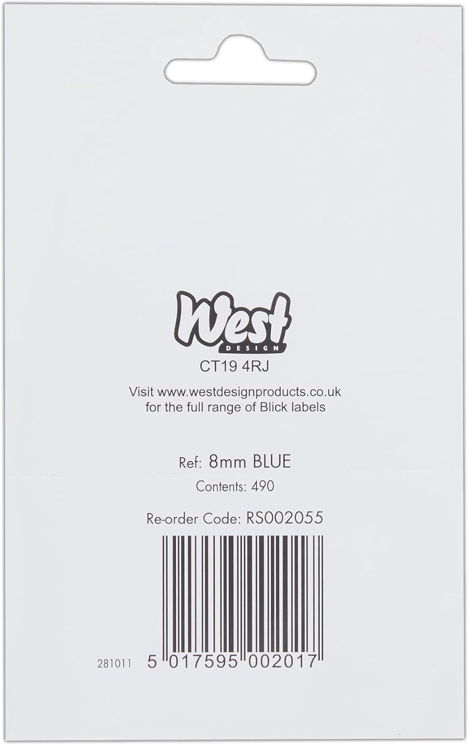 Blick Labels, Blue, Self Adhesive Stickers, Coloured Dot, Circles, 8mm, 490 Labels, for Home, Office, Family, School, Holiday Calendar Organising, Planner, Rewards Chart, Colour Coding