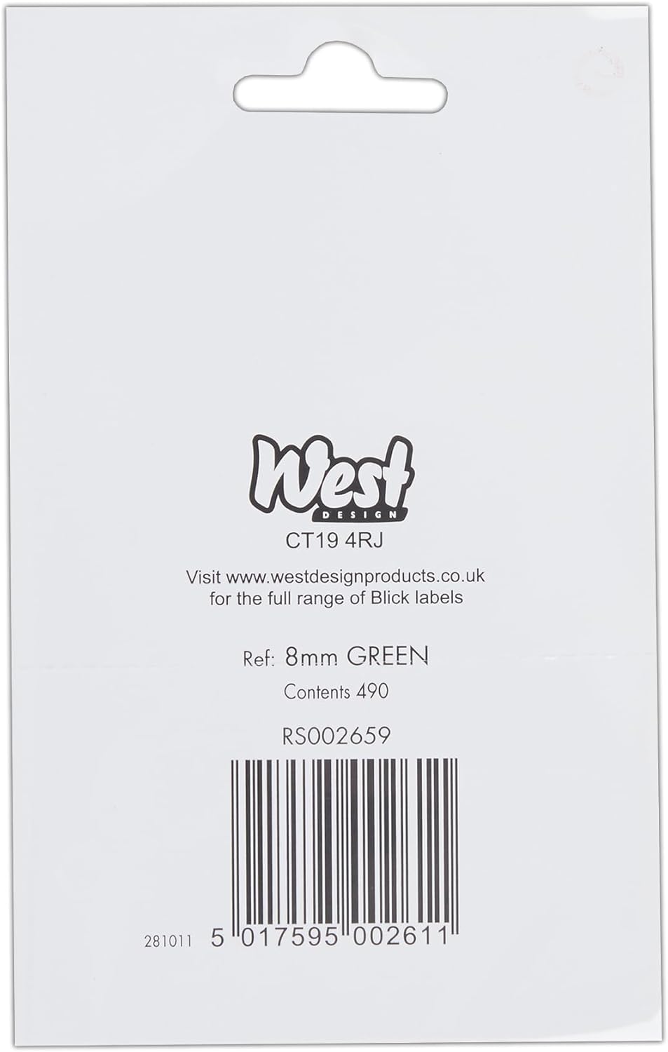 Blick Labels, Green, Self Adhesive Stickers, Coloured Dot, Circles, 8mm, 490 Labels, for Home, Office, Family, School, Holiday Calendar Organising, Planner, Rewards Chart, Colour Coding