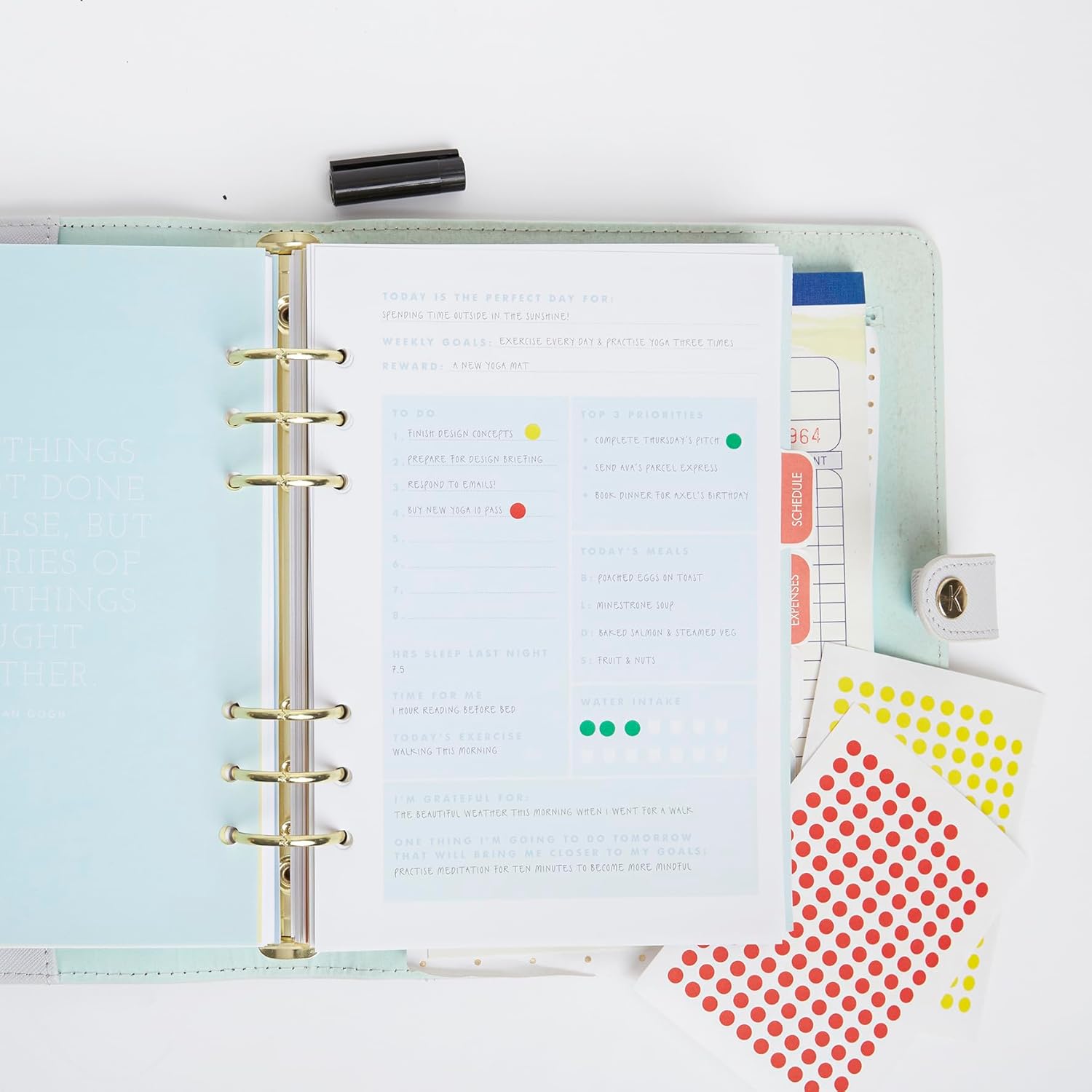 Blick Labels, Yellow, Self Adhesive Stickers, Coloured Dot, Circles, 8mm, 490 Labels, for Home, Office, Family, School, Holiday Calendar Organising, Planner, Rewards Chart, Colour Coding