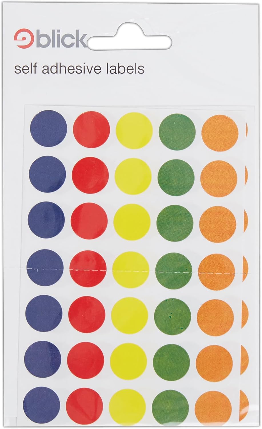 Blick Label Bag 8mm Assorted 320 003656 Pack of 20 - 119-5856