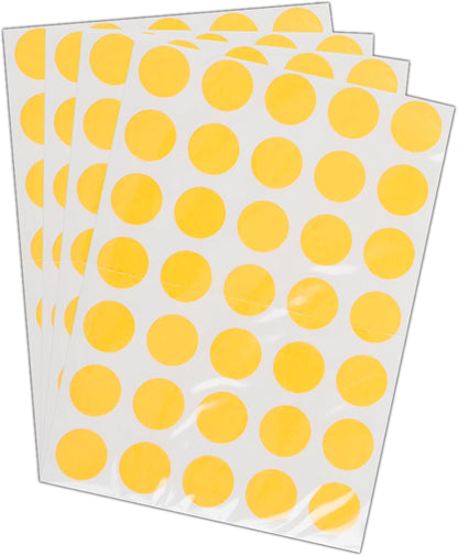 Blick Labels, Fluorescent Orange, Self Adhesive Stickers, Coloured Dot, Circles, 13mm, 140 Labels, for Home, Office, Family, School, Holiday Calendar Organising, Planner, Rewards Chart, Colour Coding