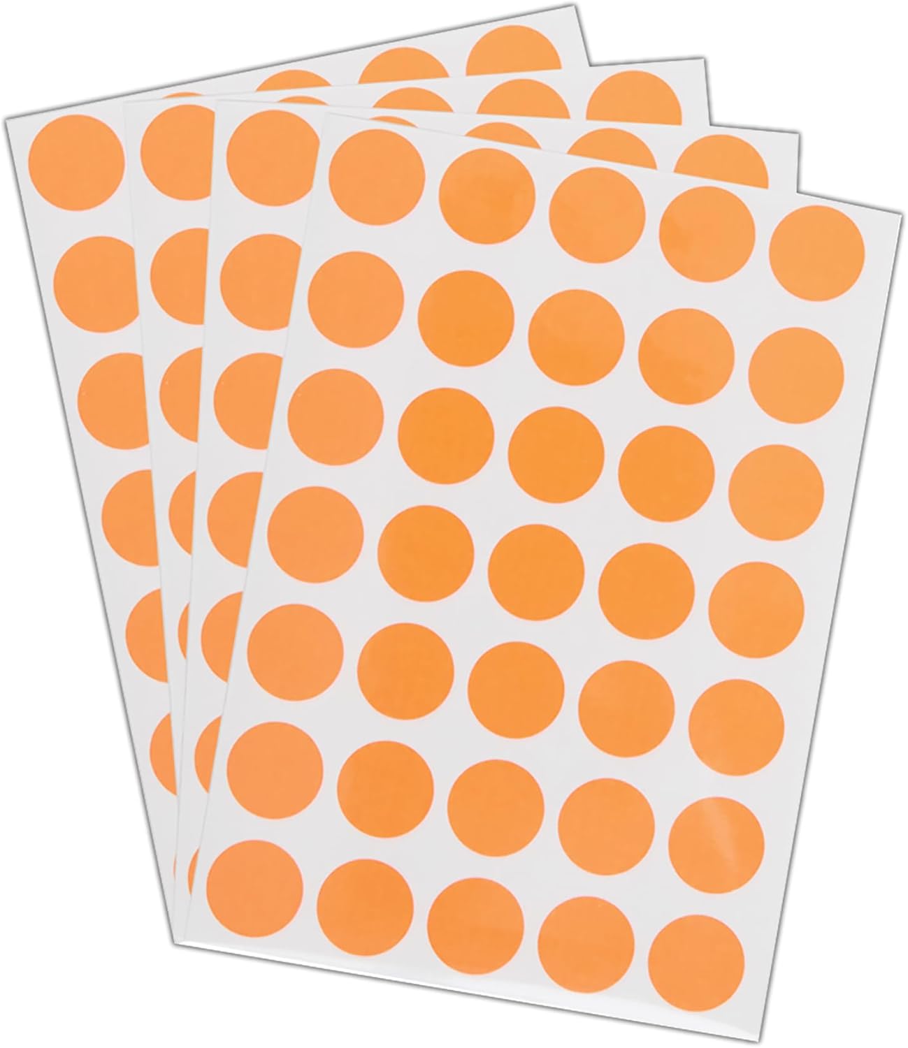Blick Labels, Fluorescent Red, Self Adhesive Stickers, Coloured Dot, Circles, 13mm, 140 Labels, for Home, Office, Family, School, Holiday Calendar Organising, Planner, Rewards Chart, Colour Coding