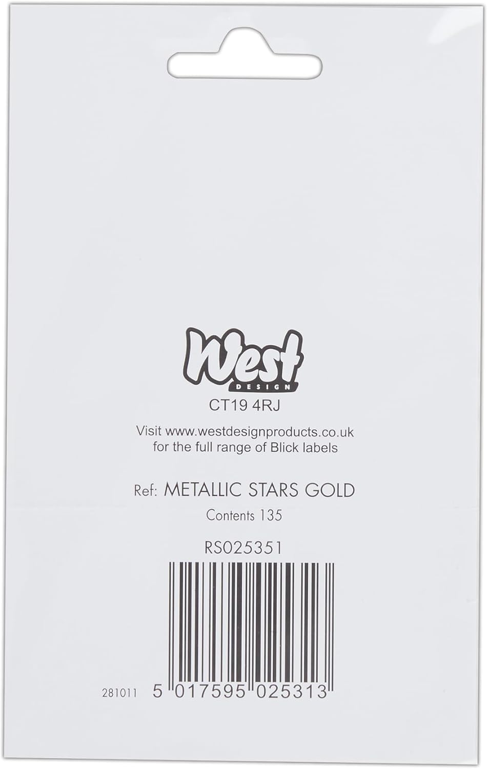 Blick Labels, Metallic Gold, Self Adhesive Stickers, Stars, 14mm, 135 Labels, for Home, Office, Family, School, Holiday Calendar Organising, Planner, Rewards Chart, Colour Coding