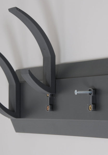 Acorn Wall Coat Rack Grey