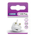 STATUS USB Plug Adapter | Single Port USB Power Adaptor White | 2400 mAh USB Plug | S1USBPLUG1PK4