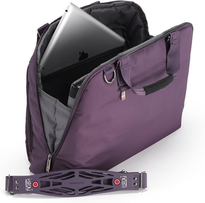 i-stay Ladies 15.6 – 16 inch Laptop Bag with Non-slip Shoulder Strap - Purple