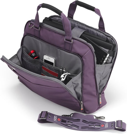 i-stay Ladies 15.6 – 16 inch Laptop Bag with Non-slip Shoulder Strap - Purple