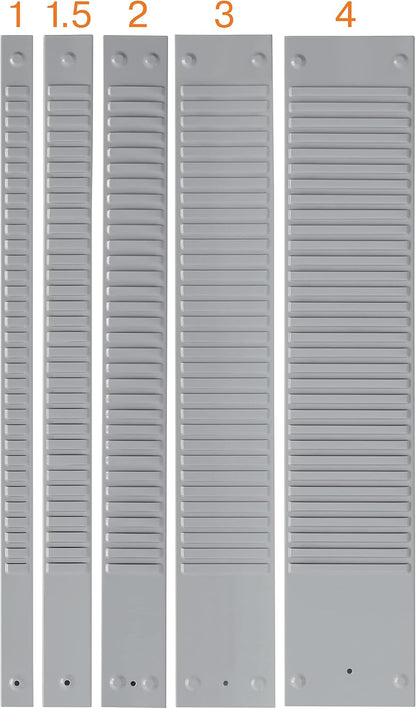 Nobo 1900395 Card-Index Card, 4 Pack of 1, Grey