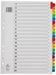 Rexel Mylar A4 1-20 Index White Colour Tab