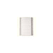 WX01529 A4 Mylar Index 1-12 White WX01529