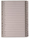 Whitebox A4 A-Z Mylar Index - White