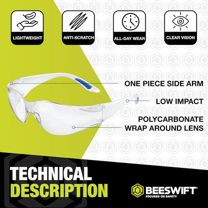 Vegas Safety Spectacles Clear Lens