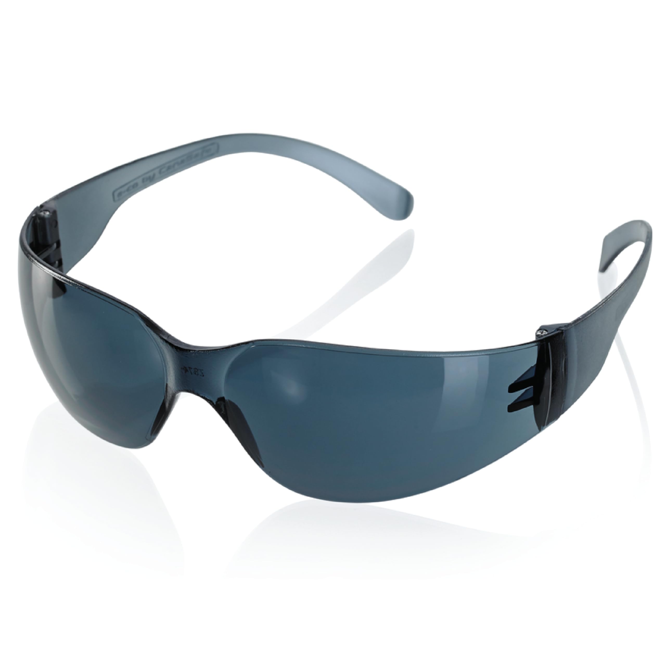 Ancona Wraparound Saf Glasses Grey