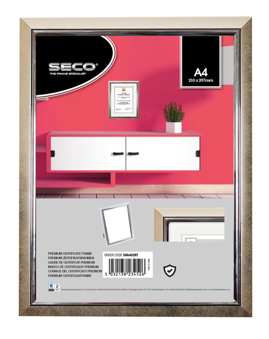 Seco Premium Cert Holder A4 Silver