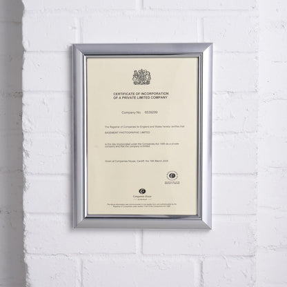 Seco Premium Cert Holder A4 Silver