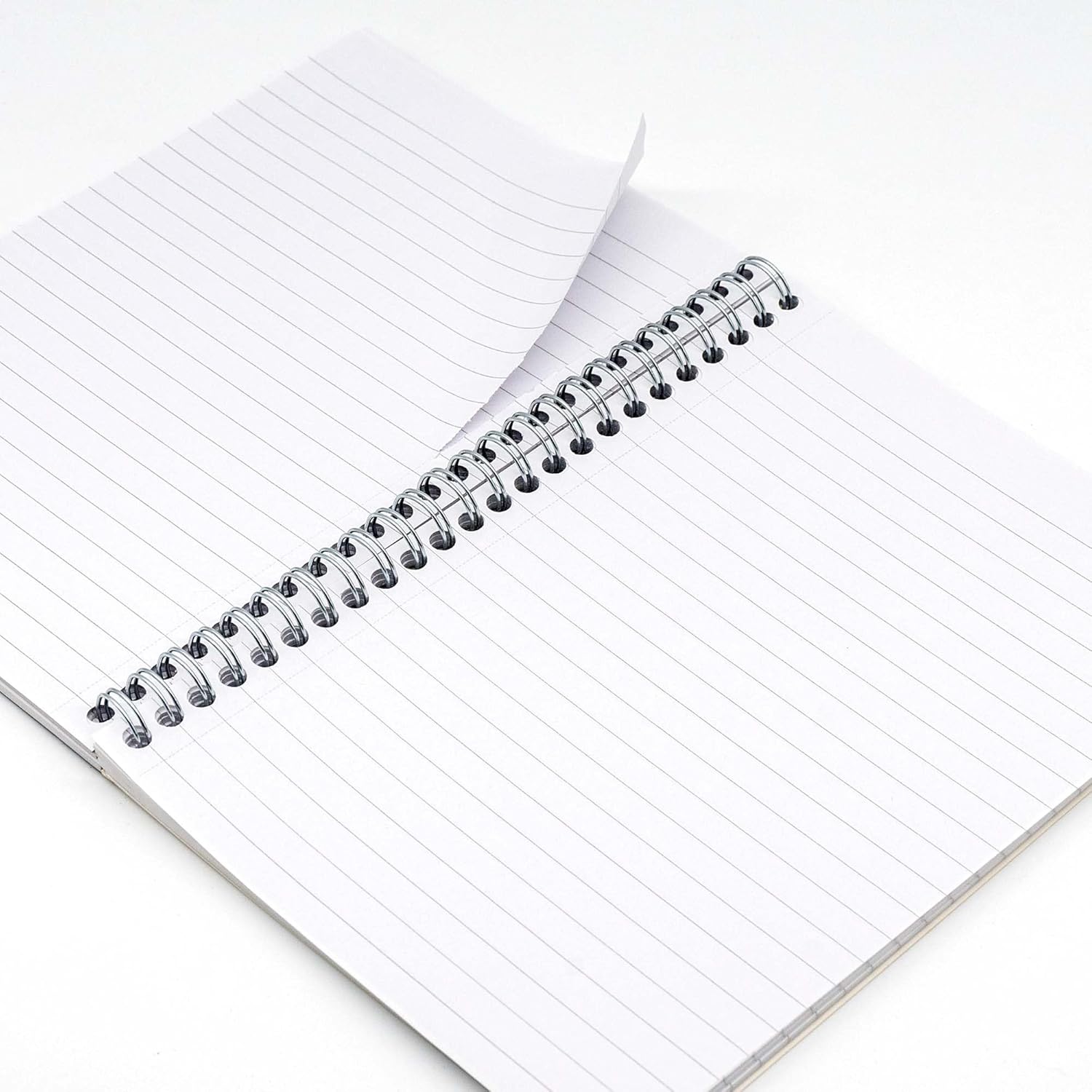 Pukka Pad Haze Jotta Cuaderno A5, paquete de 3 blocs de notas encuadernados con alambre con 200 páginas, 100 hojas de papel rayado de 80 g/m² de 8 mm, 4 agujeros perforados para notas escolares