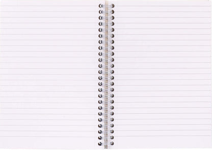 Pukka Pad Haze Jotta Cuaderno A5, paquete de 3 blocs de notas encuadernados con alambre con 200 páginas, 100 hojas de papel rayado de 80 g/m² de 8 mm, 4 agujeros perforados para notas escolares