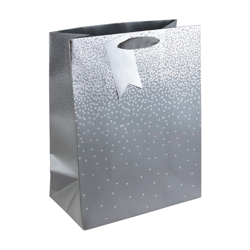 Clairefontaine 30864-2C - An Excellia gift bag - Large format - 26.5x14x33 cm - 210g - Pattern: Beach Huts, Summer Bag, Blue And Red - Gift Wrapping, Ideal for: Board Games, Puzzles