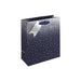 Eurowrap Navy Ombre Birthday Occasions Gift Bag with Silver Tag (Medium Bag Blue