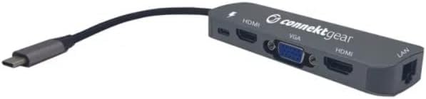 Connekt Gear Type C Dual Screen Docking Station 3 100W Power Delivery Charging