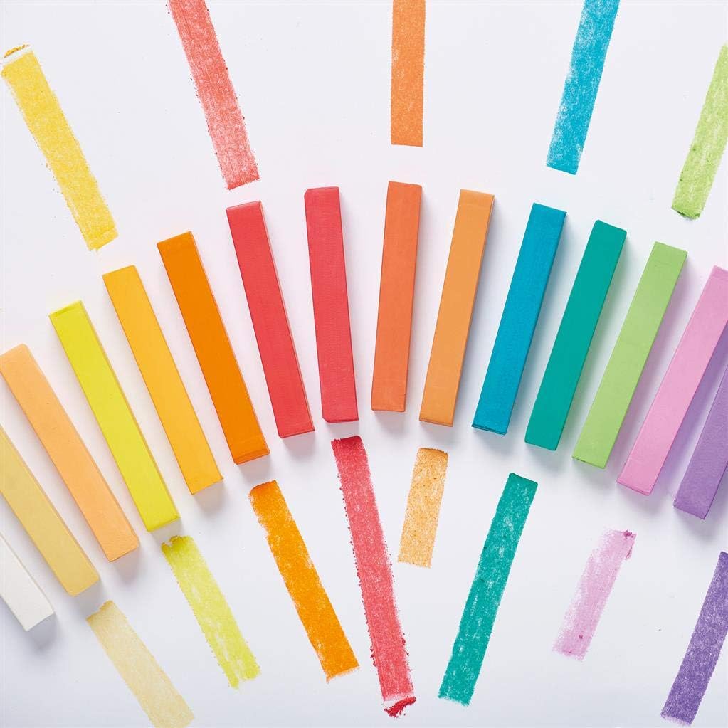 Artiste Soft Pastels, 24 Pieces, Multicoloured, Single Art Set, Drawing Pastel Crayons for Art and Craft, Ideal Art Supplies for Students and Home, Creative Drawing Set with Pastels for Art