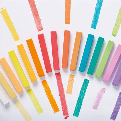 Artiste Soft Pastels, 24 Pieces, Multicoloured, Single Art Set, Drawing Pastel Crayons for Art and Craft, Ideal Art Supplies for Students and Home, Creative Drawing Set with Pastels for Art