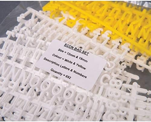 Announce Peg Letter Board Characters Assorted (Pack of 692) E-KIT692