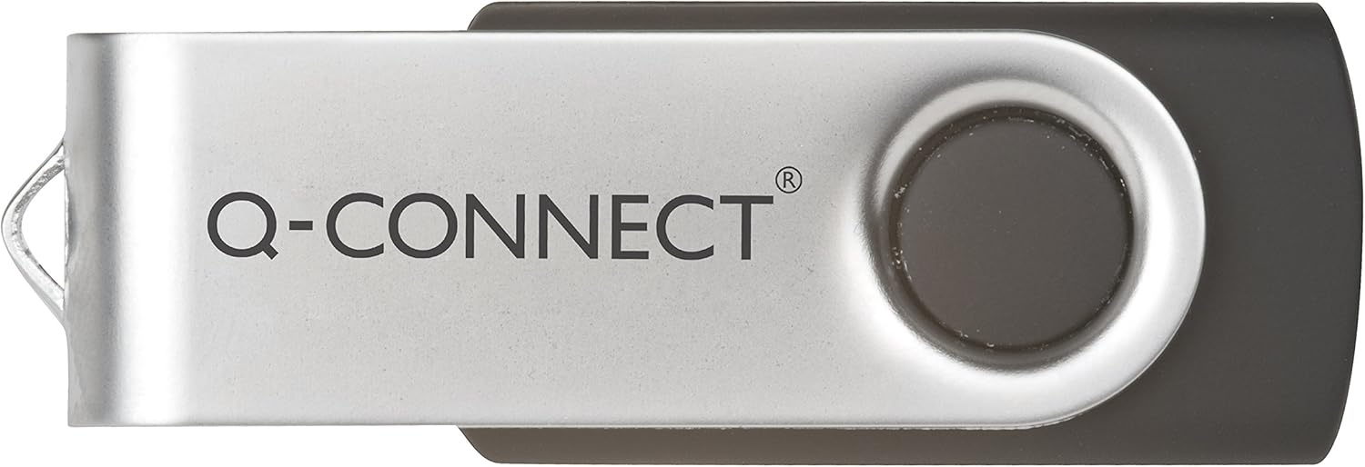 Memory Stick Q-CONNECT USB 16GB / Computer Accessories/Type-Capacity 16 GB/Kind-USB 2.0 / Material-Plastic/Colour-Silver/black/Size-16GB