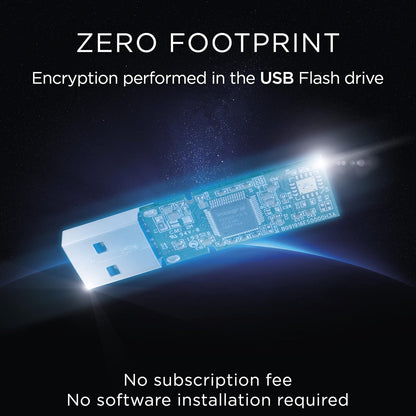 Integral INFD32GB360SEC3.0 360 Secure 32 GB USB 3.0 Flash Drive with 256 Bit Encryption Software