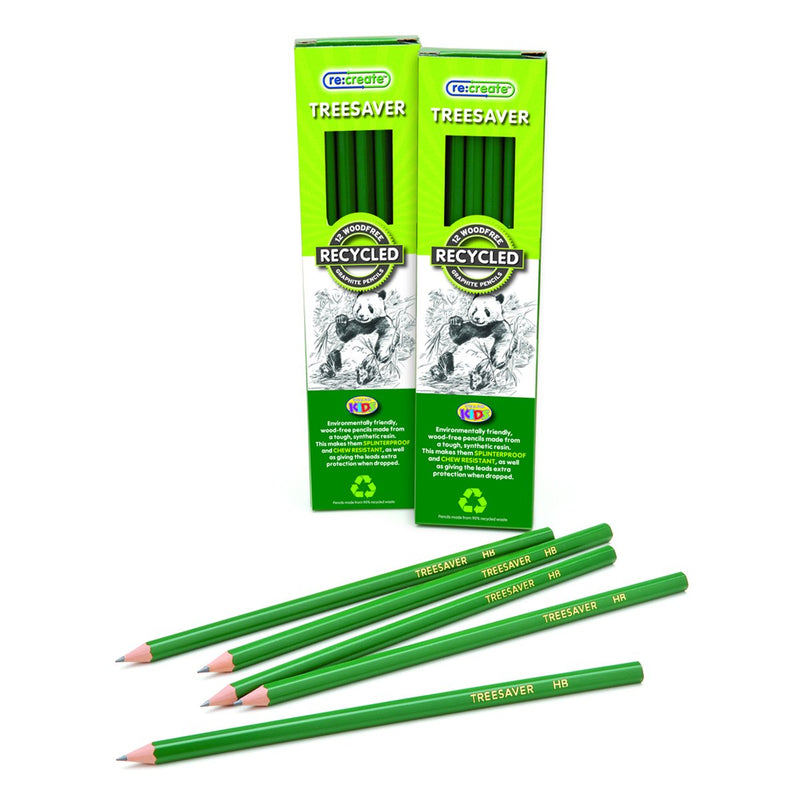 Re:Create Treesaver Recycled HB Pencil 12-Pieces Box