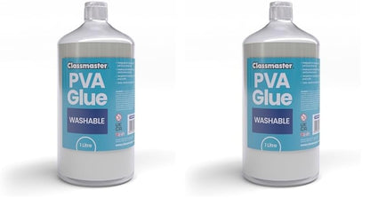1 litre Classmaster PVA Glue - Basic (Pack of 2)