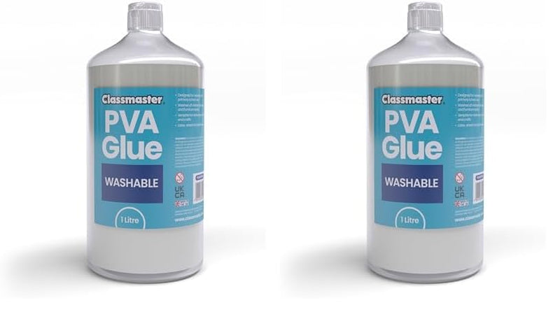 1 litre Classmaster PVA Glue - Basic (Pack of 2)