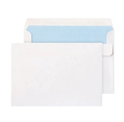 Purely Everyday C6 114 x 162 mm Self Seal Wallet - White (Pack of 50) (1
