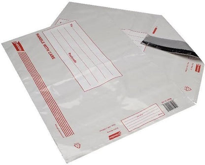 Go Secure Extra Strong Polythene Envelopes (Pack of 25), White, 345x430mm