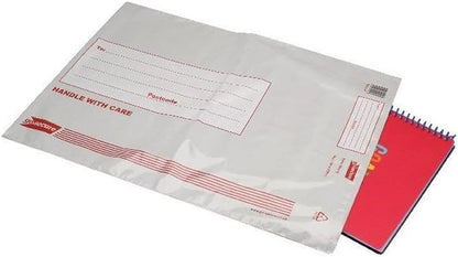 Go Secure Extra Strong Polythene Envelopes (Pack of 25), White, 345x430mm