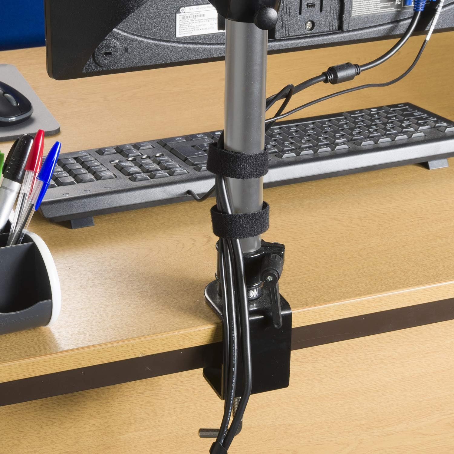 D-Line CTTAPE20001 Cable Management Re-usable Tidy Band, Black, 1.2 m
