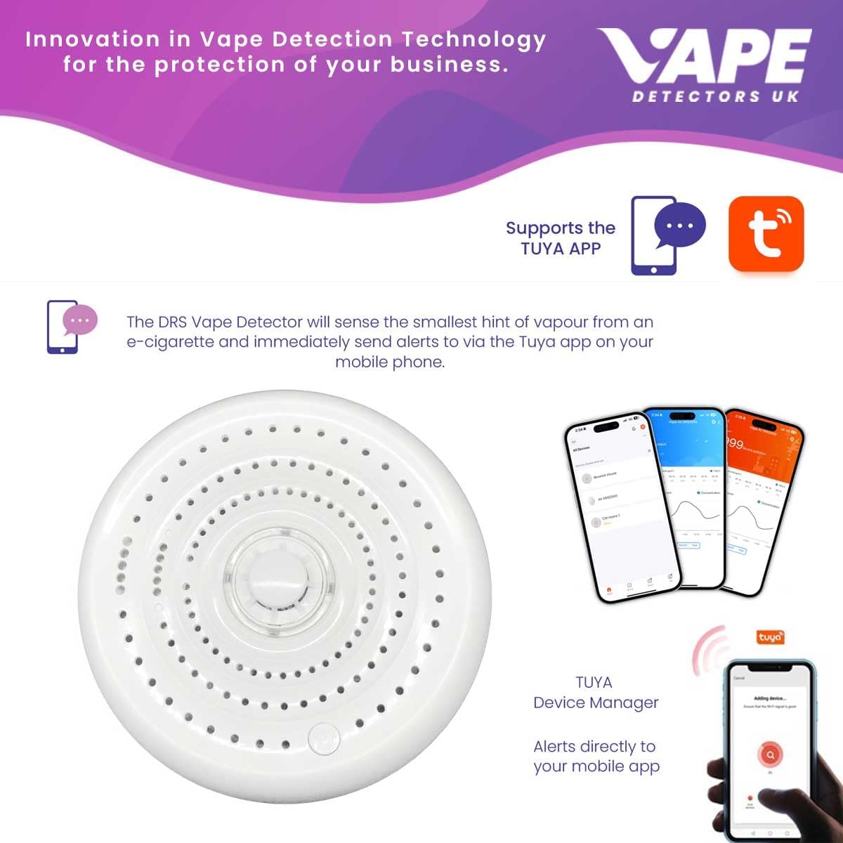 Hiho Drs 1000 Vape Detector Audible