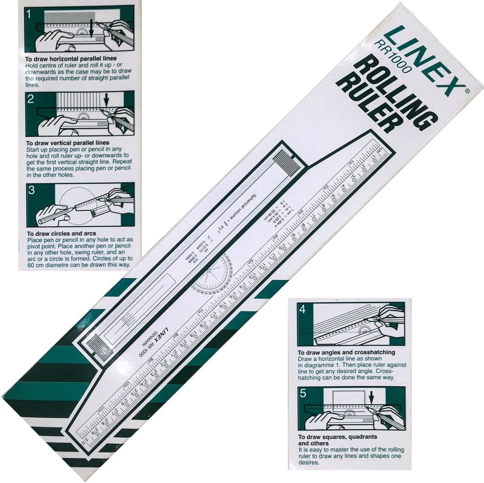 Linex 300mm Rolling Ruler