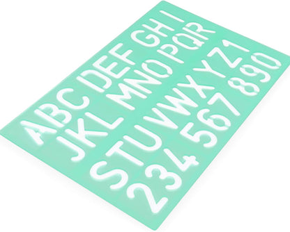 Stencil Set, Letter and Number, Linex 10-20-30mm Set