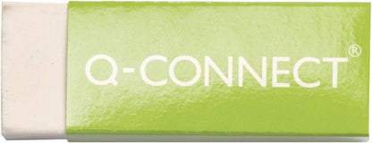 Q-Connect Plastic Eraser White (20 Pack)