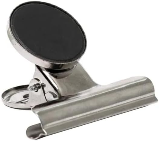 Q-Connect Magnetic Grip Clip 50mm Silver (Pack of 3