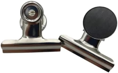 Q-Connect Magnetic Grip Clip 50mm Silver (Pack of 3