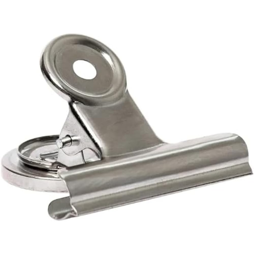 Q-Connect Magnetic Grip Clip 50mm Silver (Pack of 3
