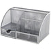 Q-Connect Curved Desktop Organiser Silver
